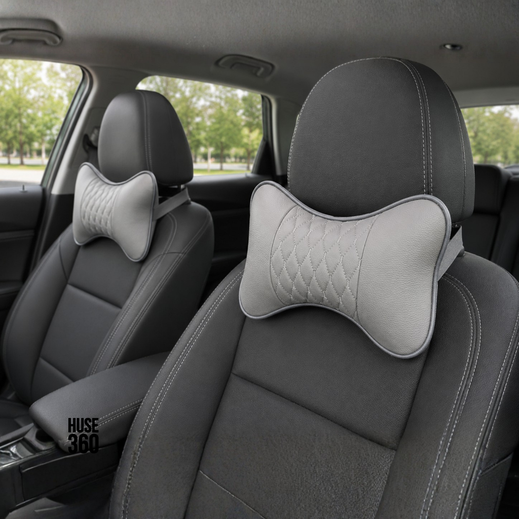 PERNĂ TETIERĂ AUTO DIN PIELE ECOLOGICĂ – SET 2 BUCĂȚI