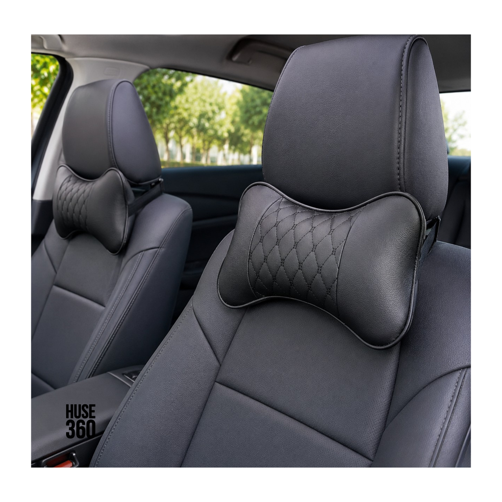 PERNĂ TETIERĂ AUTO DIN PIELE ECOLOGICĂ – SET 2 BUCĂȚI